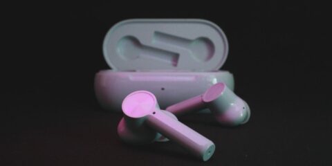 pink and white plastic tool