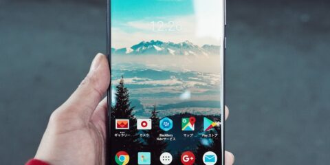 black Sony Xperia android smartphone