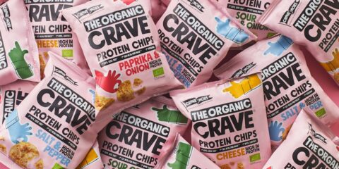 a pile of crave bars sitting on top of each other