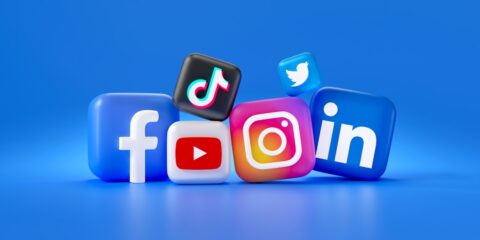 a group of different social media logos