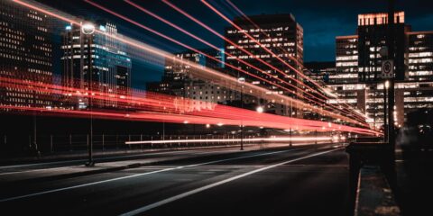 long exposure photography of road and cars