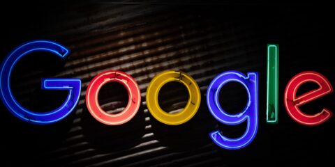 Google logo neon light signage
