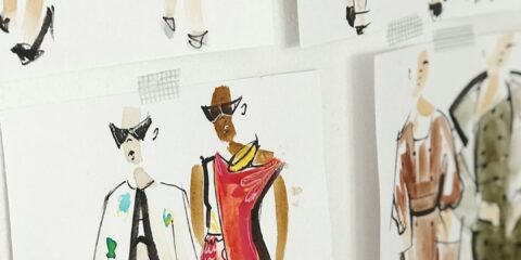 woman painting