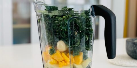 clear glass pitcher with sliced fruits