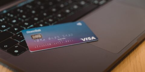 In-Person Study – Credit Cards & Travel (Dallas, TX) – Earn $300 blue and white visa card on silver laptop computer